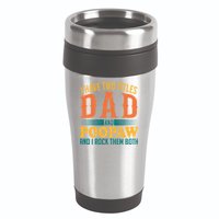I Have Two Titles Dad And Poopaw And I Rock Them Both 16oz Travel Tumbler