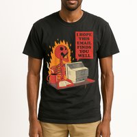 I Hope This Email Finds You Well Funny Skeleton Tall T-Shirt