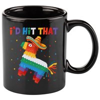 I'D HIT THAT FUNNY CINCO DE MAYO T 11oz C Handle Ceramic Mug