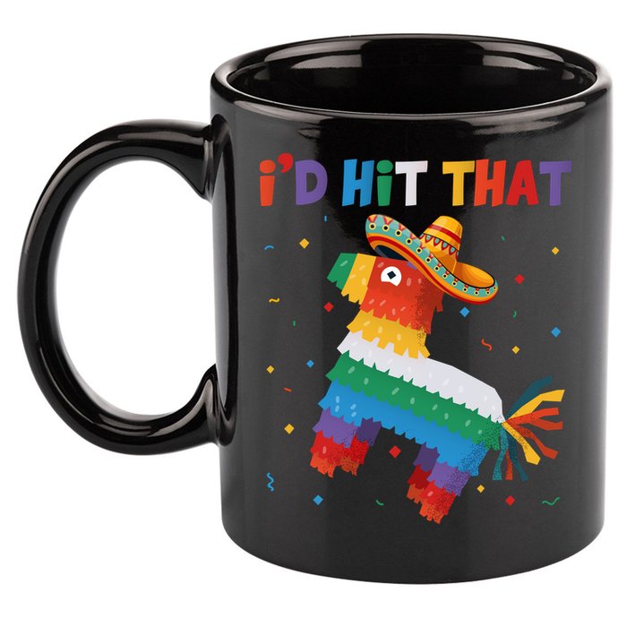 I'D HIT THAT FUNNY CINCO DE MAYO T 11oz C Handle Ceramic Mug