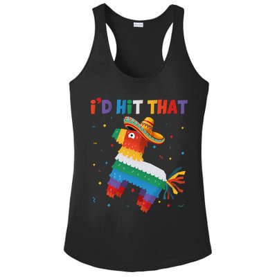I'D HIT THAT FUNNY CINCO DE MAYO T Ladies PosiCharge Competitor Racerback Tank