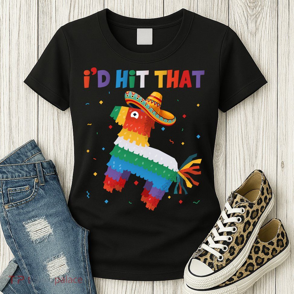 I'D HIT THAT FUNNY CINCO DE MAYO T Womens T-Shirt