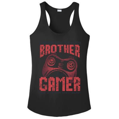 I Have Two Titles Brother And Gamer Funny Gift Ladies PosiCharge Competitor Racerback Tank