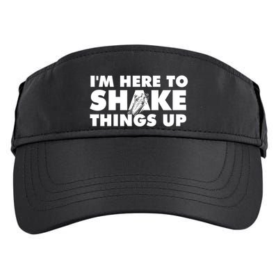IM Here To Shake Things Up Bartender Tapster Bartending Adult Drive Performance Visor