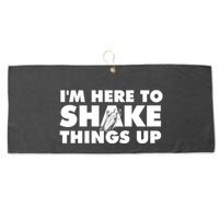 IM Here To Shake Things Up Bartender Tapster Bartending Large Microfiber Waffle Golf Towel