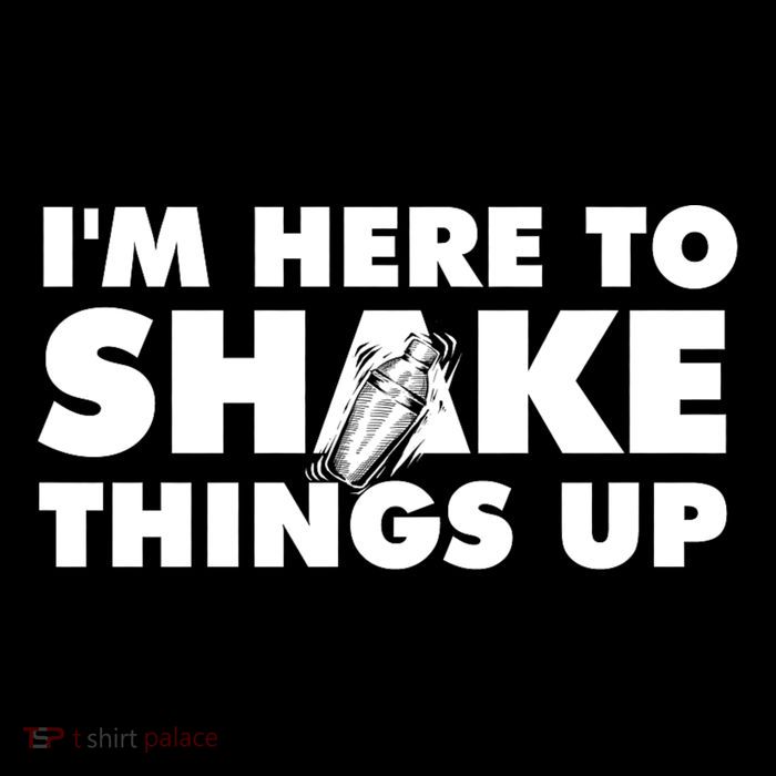 IM Here To Shake Things Up Bartender Tapster Bartending Sustainable Knit Beanie