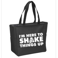IM Here To Shake Things Up Bartender Tapster Bartending Zip Tote Bag