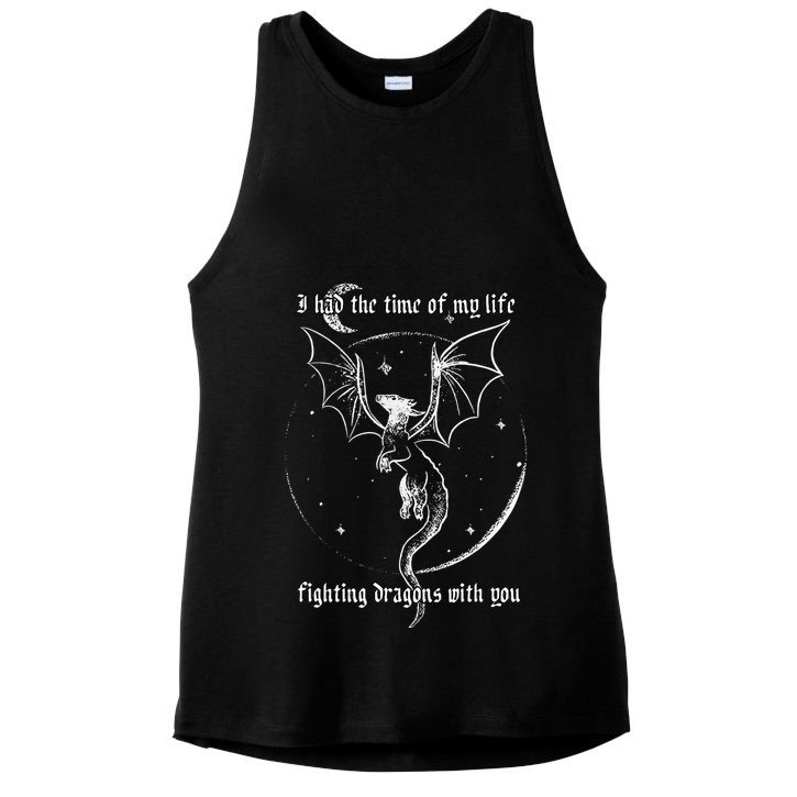 I Had The Time Of My Life Fighting Dragons With You Ladies PosiCharge Tri-Blend Wicking Tank