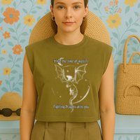I Had The Time Of My Life Fighting Dragons With You Garment-Dyed Women's Muscle Tee