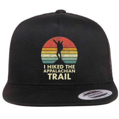 I Hiked The Appalachian Trail At Thruhiked Thruhiker Flat Bill Trucker Hat