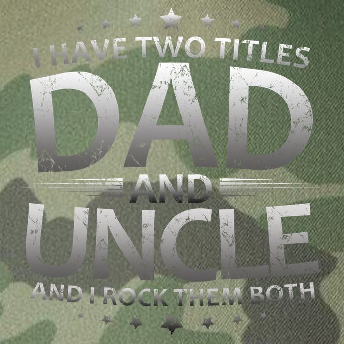 I Have Two Titles Dad And Uncle Legacy Tie Dye Trucker Hat