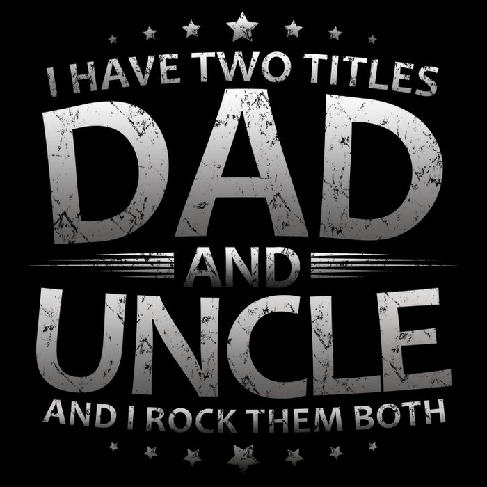 I Have Two Titles Dad And Uncle Flat Bill Trucker Hat