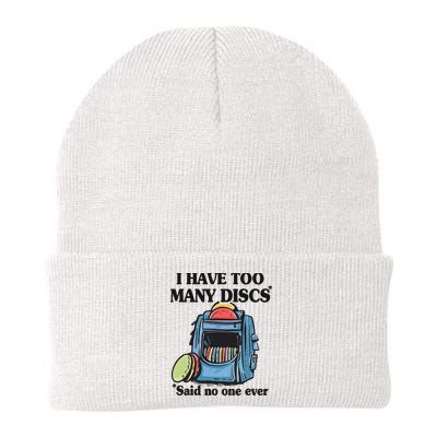 I Have Too Many Discs Disc Golf Backpack Funny Disc Golf Beanie