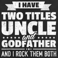  I Have Two Titles Uncle And Godfather Father's Day Gift Adult Drive Performance Visor