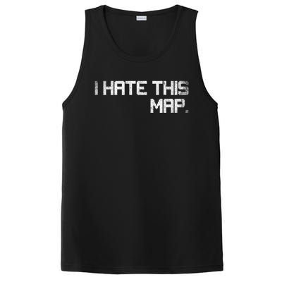 I Hate This Map Gaming Gift PosiCharge Competitor Tank