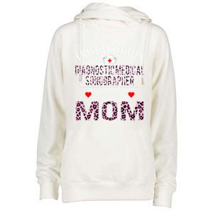 I Have Two Titles Nurse And Mom Diagnostic Medical Sonograph Funny Gift Womens Funnel Neck Pullover Hood