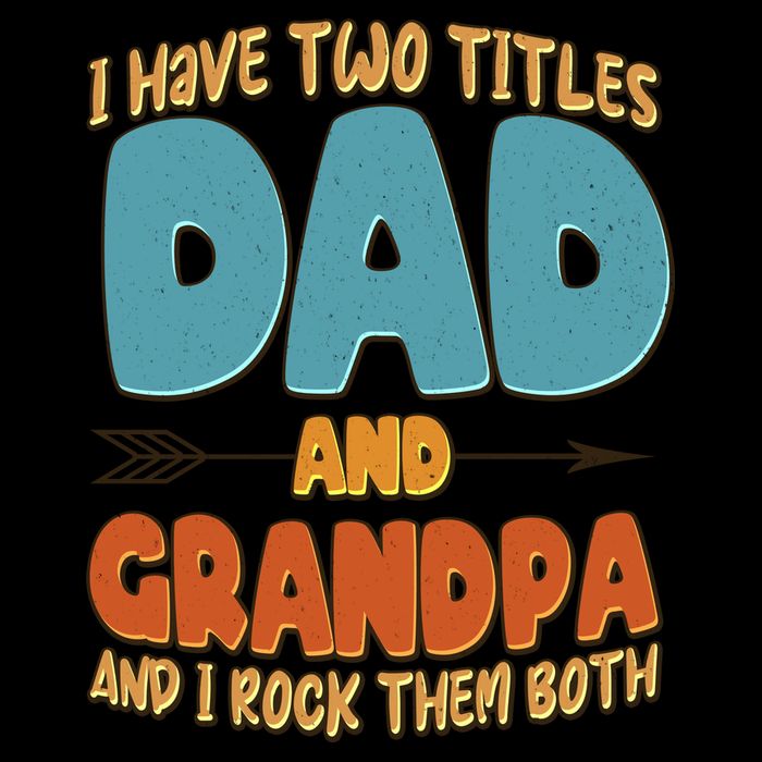 I Have Two Titles Dad And Grandpa And I Rock Them Both 16oz Travel Tumbler