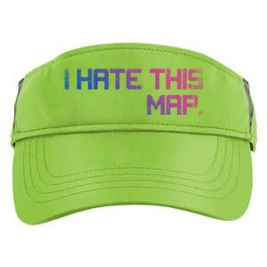 I Hate This Map Gaming Cute Gift Adult Drive Performance Visor