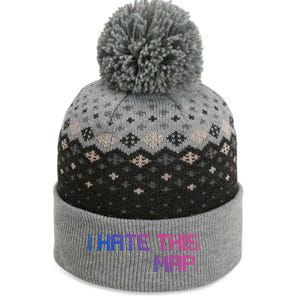 I Hate This Map Gaming Cute Gift The Baniff Cuffed Pom Beanie