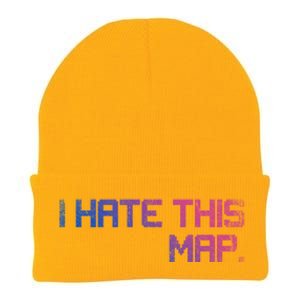 I Hate This Map Gaming Cute Gift Knit Cap Winter Beanie