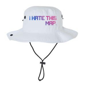 I Hate This Map Gaming Cute Gift Legacy Cool Fit Booney Bucket Hat