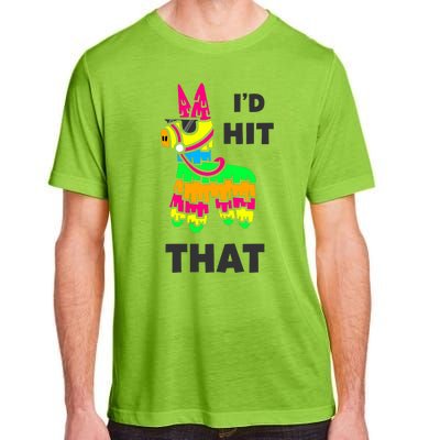 I'd Hit That Colorful Pinata Funny Adult ChromaSoft Performance T-Shirt