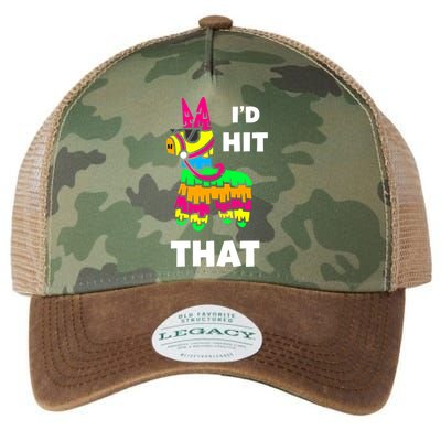 I'd Hit That Colorful Pinata Funny Legacy Tie Dye Trucker Hat