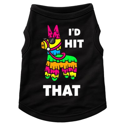 I'd Hit That Colorful Pinata Funny Doggie Tank