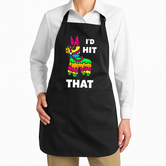 I'd Hit That Colorful Pinata Funny Apron