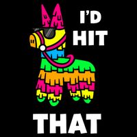 I'd Hit That Colorful Pinata Funny Apron