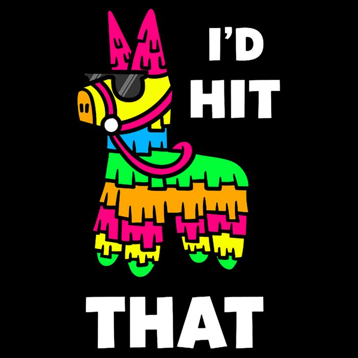 I'd Hit That Colorful Pinata Funny Apron