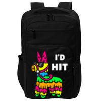 I'd Hit That Colorful Pinata Funny Impact Tech Backpack