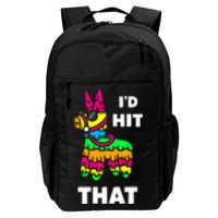 I'd Hit That Colorful Pinata Funny Daily Commute Backpack