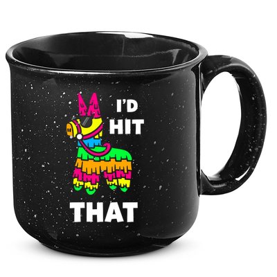 I'd Hit That Colorful Pinata Funny 15oz Campfire Ceramic Mug