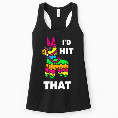 I'd Hit That Colorful Pinata Funny Womens Tank Top