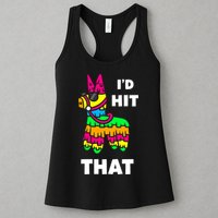 I'd Hit That Colorful Pinata Funny Womens Tank Top