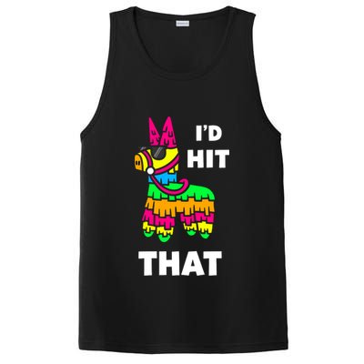 I'd Hit That Colorful Pinata Funny PosiCharge Competitor Tank