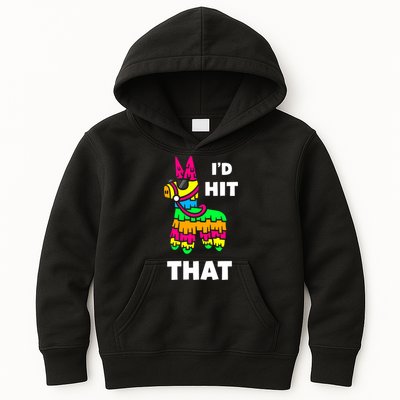 I'd Hit That Colorful Pinata Funny Kids Hoodie