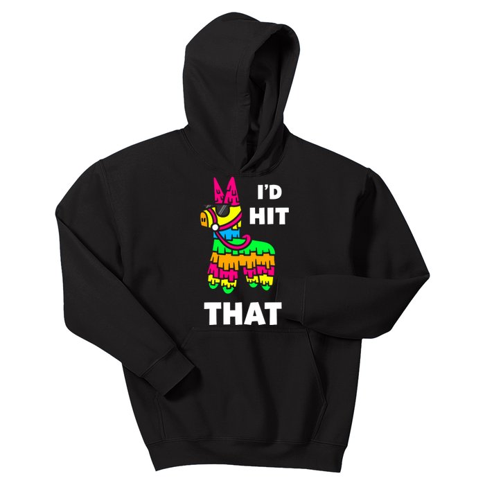 I'd Hit That Colorful Pinata Funny Kids Hoodie