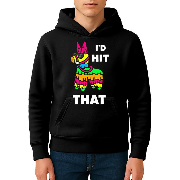 I'd Hit That Colorful Pinata Funny Kids Hoodie