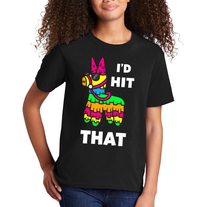 I'd Hit That Colorful Pinata Funny Kids T-Shirt