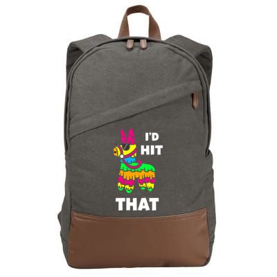 I'd Hit That Colorful Pinata Funny Cotton Canvas Backpack
