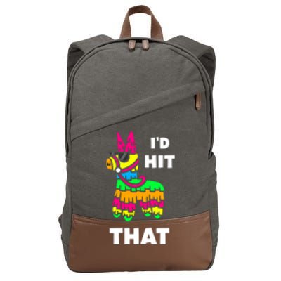 I'd Hit That Colorful Pinata Funny Cotton Canvas Backpack