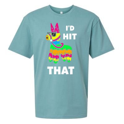 I'd Hit That Colorful Pinata Funny Sueded Cloud Jersey T-Shirt