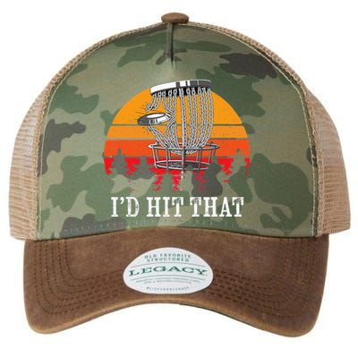 I'd Hit That Disc Golf Frisbee Disc Golfer Disc Golfing Legacy Tie Dye Trucker Hat