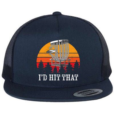 I'd Hit That Disc Golf Frisbee Disc Golfer Disc Golfing Flat Bill Trucker Hat