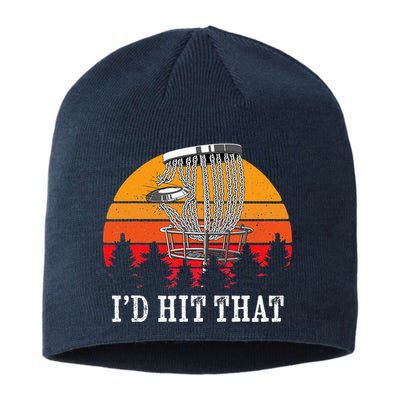 I'd Hit That Disc Golf Frisbee Disc Golfer Disc Golfing Sustainable Beanie