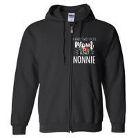 I have two titles Mom and Nonnie I rock them both Floral Full Zip Hoodie