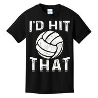 Id Hit That Summer Beach Volleyball Kids T-Shirt