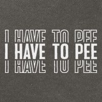 I Have To Pee Cotton Canvas Backpack